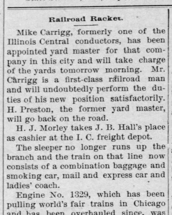 Clipping from The Courier